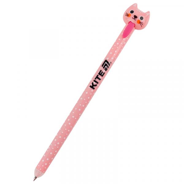 Ручка гелева автоматична "пиши-стирай" Cats, синя