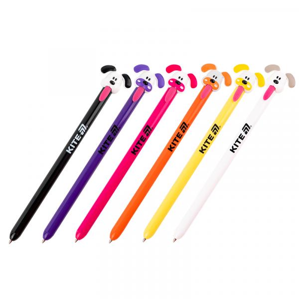 Ручка кулькова автоматична Little puppy, синя