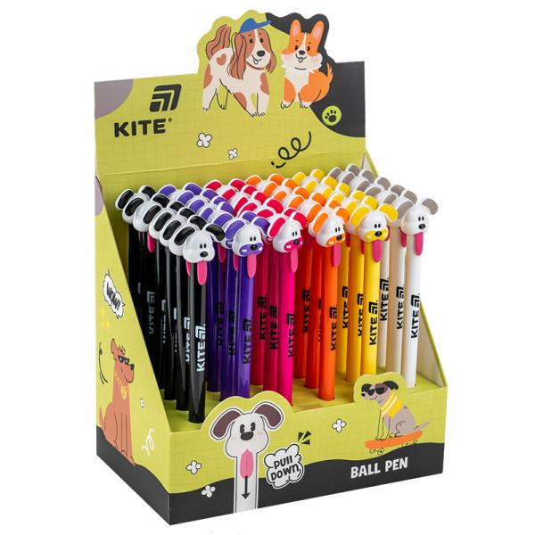 Ручка кулькова автоматична Little puppy, синя