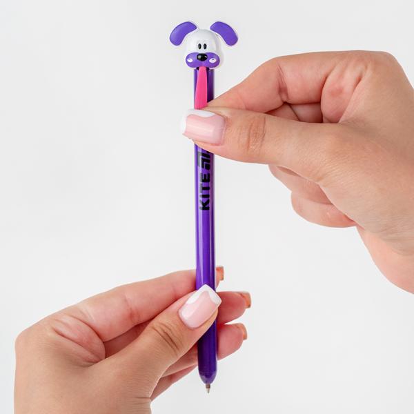 Ручка кулькова автоматична Little puppy, синя