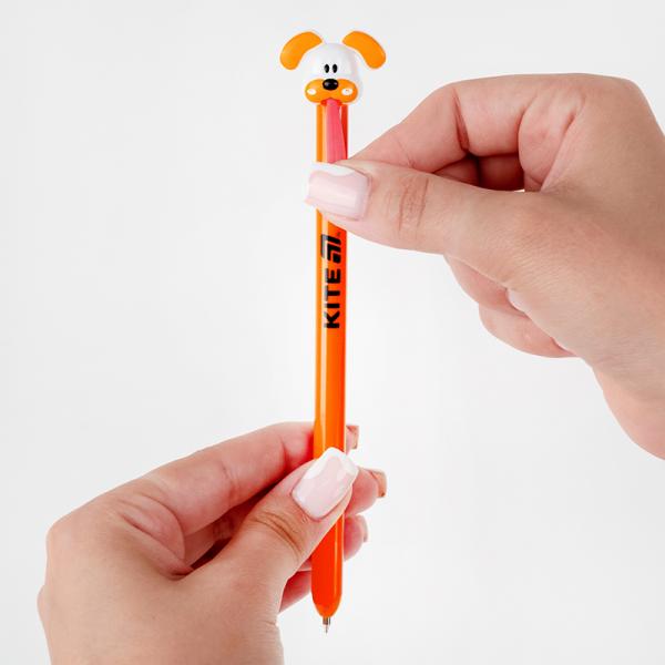 Ручка кулькова автоматична Little puppy, синя