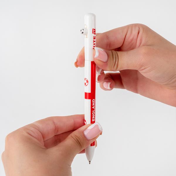 Ручка кулькова автоматична Football nations, синя