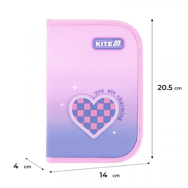 Пенал Kite 1 від., 1 відв., без наповнення 621 Charming