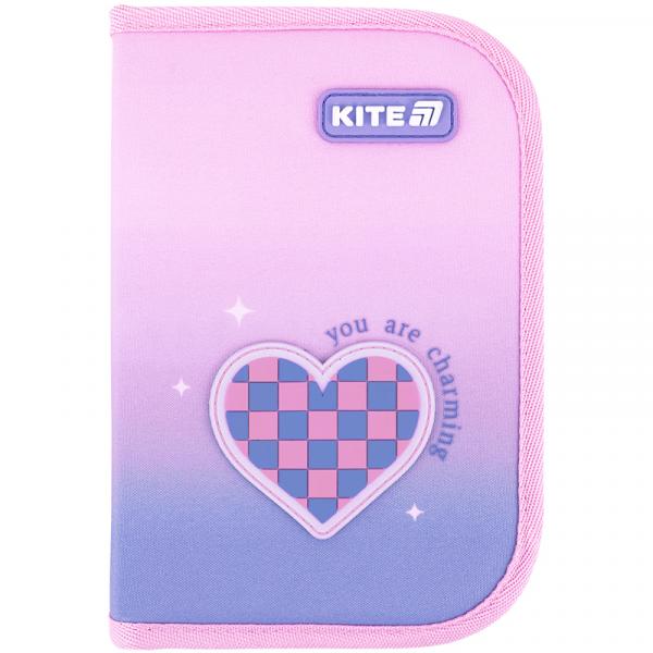 Пенал Kite 1 від., 1 відв., без наповнення 621 Charming