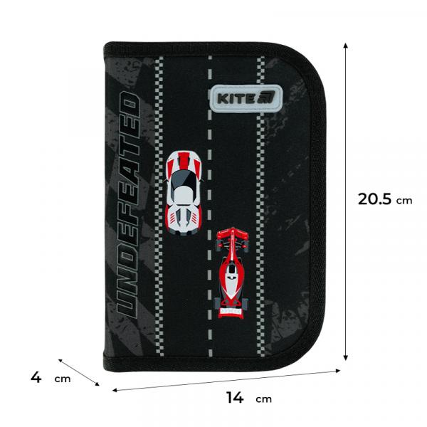 Пенал Kite 1 від., 1 відв., без наповнення 621 Race&Win
