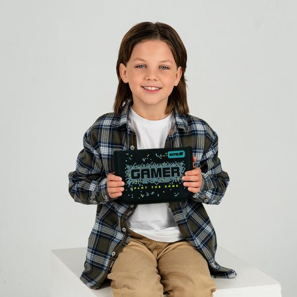 Пенал Kite 1 від., 1 відв., без наповнення 621 Play the Game