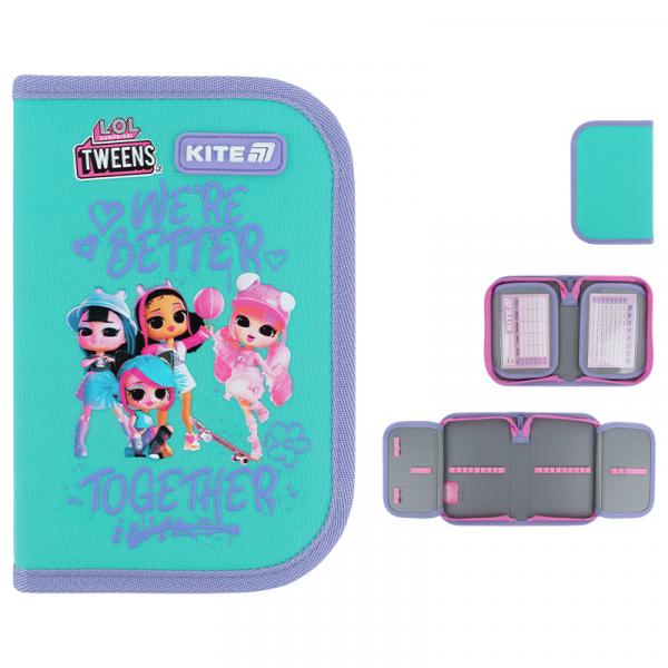 Пенал Kite 1 від., 2 відв., без наповнення 622 LO