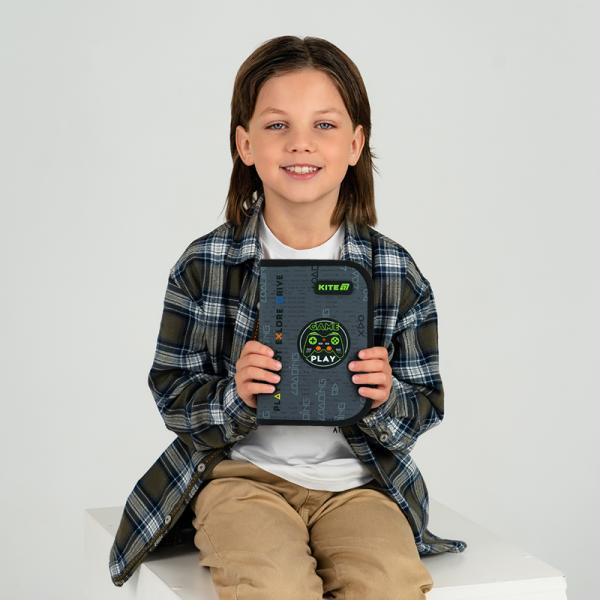 Пенал Kite 1 від., 2 відв., без наповнення 622 Good Game