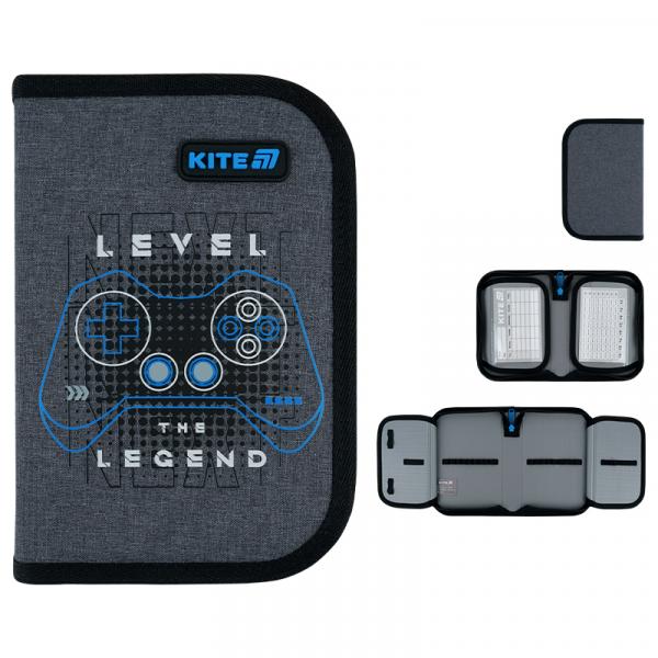 Пенал Kite 1 від., 2 відв., без наповнення 622 Level UP
