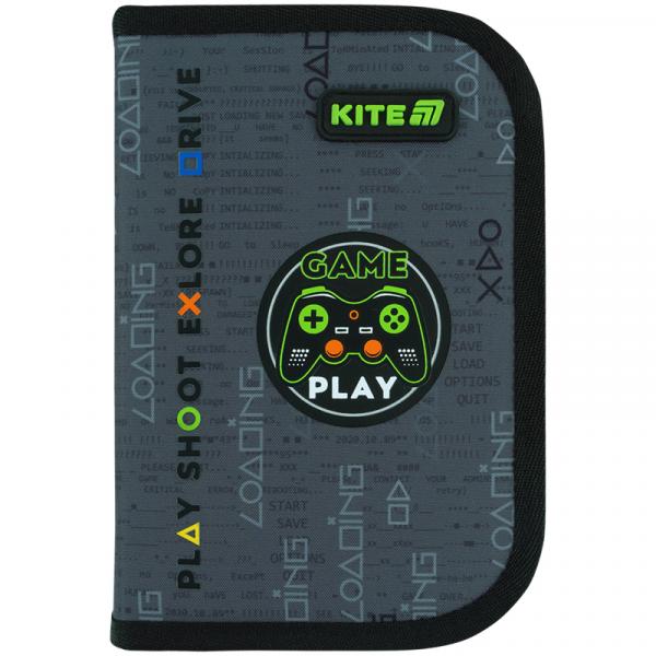 Пенал Kite 1 від., 2 відв., з наповненням 622H Good Game