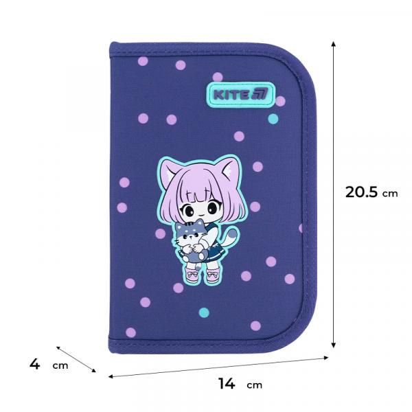 Пенал Kite 1 від., 2 відв., з наповненням 622H Be Friends