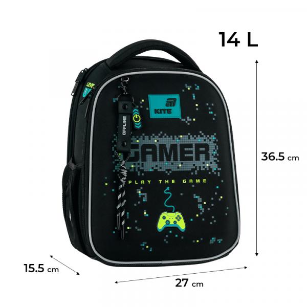 Рюкзак Kite Education каркасний 555 Play the Game