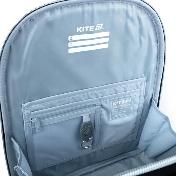 Рюкзак Kite Education каркасний 556 Black&Silver