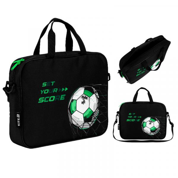 Шкільна текстильна сумка Kite A4, 1 від., 589 Football