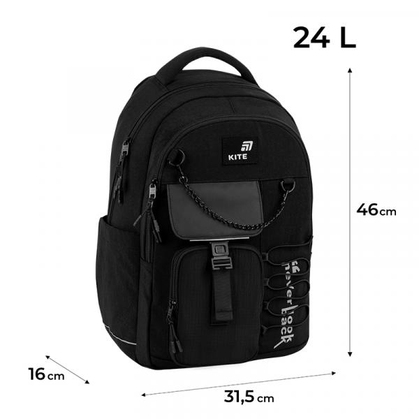 Рюкзак Kite Education teens 2597L Dark Matter