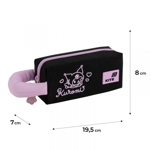 Пенал Kite 2703 HK-2 чорно-рожевий