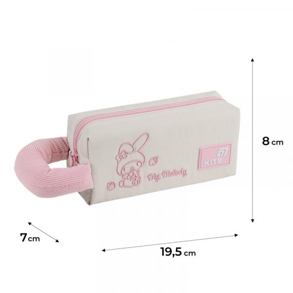 Пенал Kite 2703 HK-3 бежево-рожевий