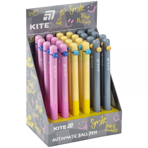 Ручка кулькова автоматична Smile, синя