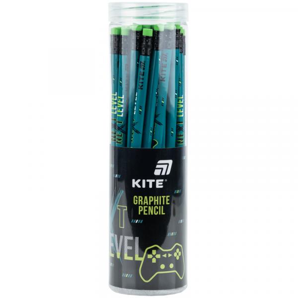 Олівець графітний з гумкою, тригранний Next Level