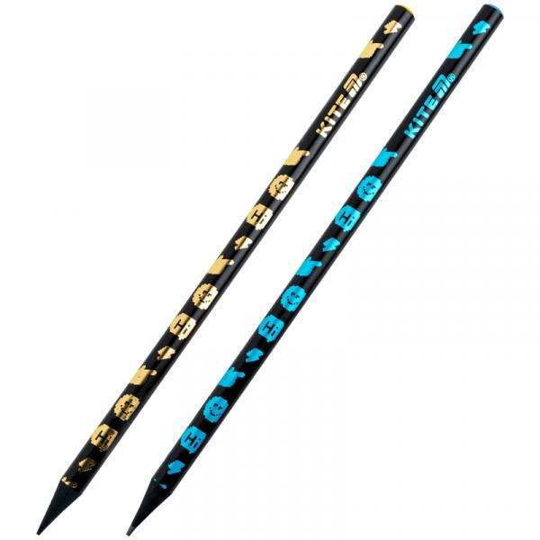 Олівець графітний, чорний корпус