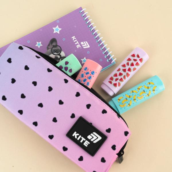 Маркер Highlighter, Kite, набір 4-х, пастель