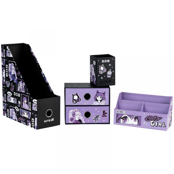 Органайзер настільний, 4 предмети, картон, Anime Dream