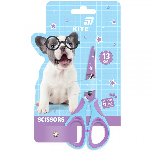 Ножиці  дитячі з гум. вставками, малюнок на лезах, 13см SP