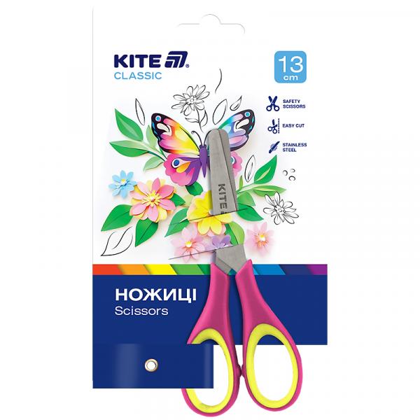 Ножиці дитячі з гум. вставками, 13см Kite Classic