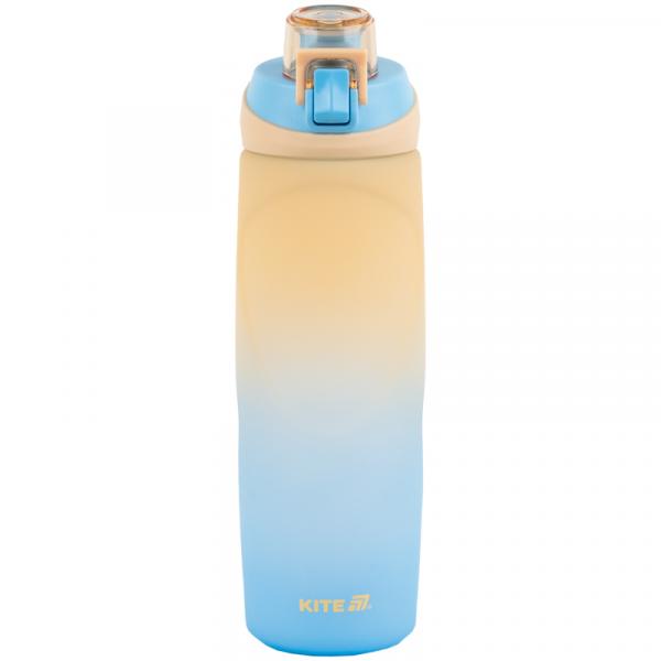 Пляшечка для води 760 мл, бежево-синя