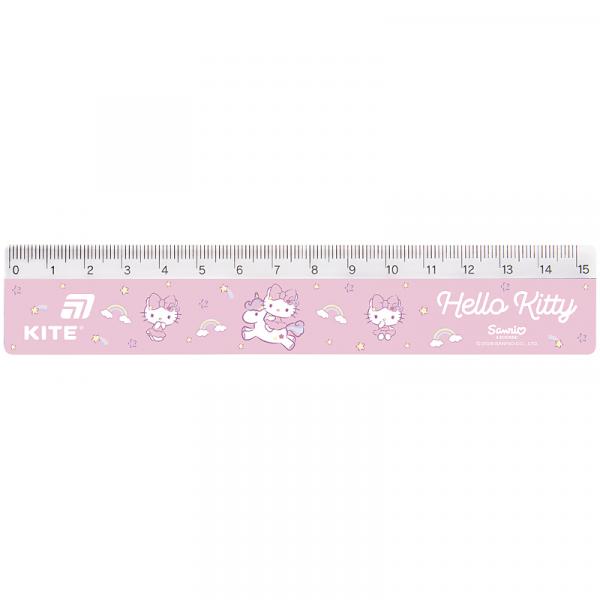 Лінійка пластикова, 15см HK-2