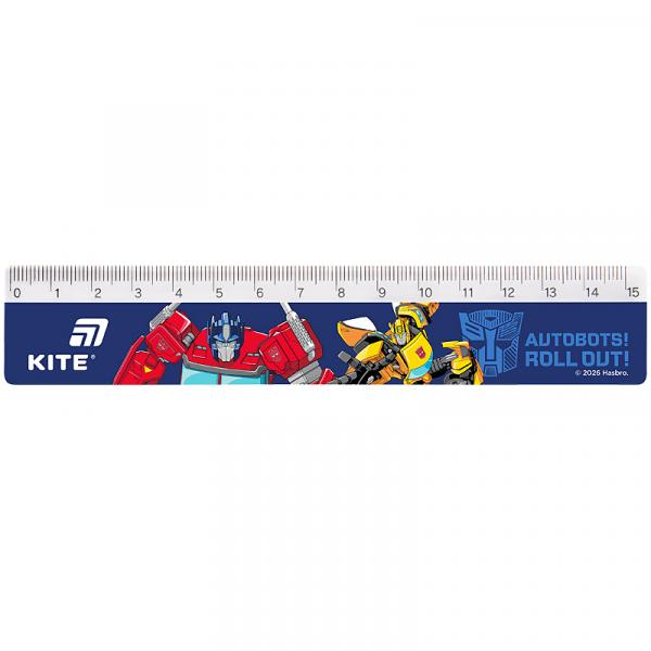 Лінійка пластикова, 15см TF