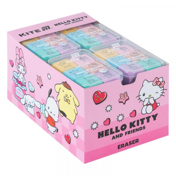 Набір гумок у пластик. боксі Hello Kitty and Friends 6 шт.,