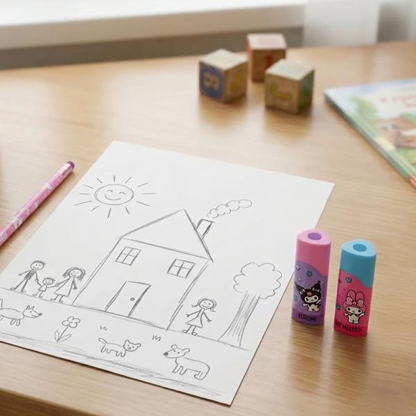 Гумка кольорова НK, асорті