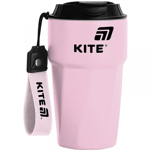 Термокружка  450 мл, рожева