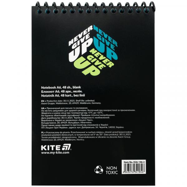 Блокнот пласт. сп., 48арк., А6 Next Level