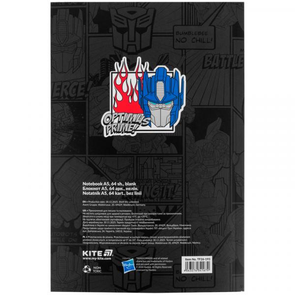 Блокнот, термобіндер А5, 64арк. TF