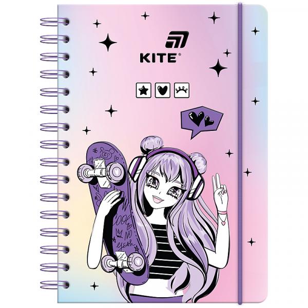 Блокнот на спіралі А5, 80 арк., кл., Anime Dream