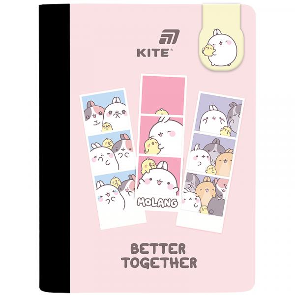 Блокнот з магн. закладкою, А5, 60 арк., кл., ML