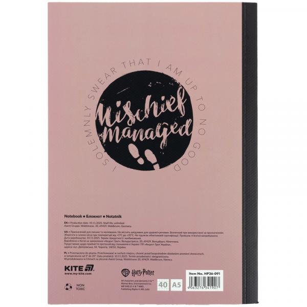 Блокнот м'яка обкл. А5, 40 арк., клітинка, HP