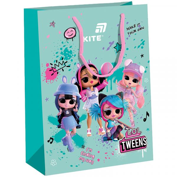 Пакет паперовий подарунковий, 18х24см, LO