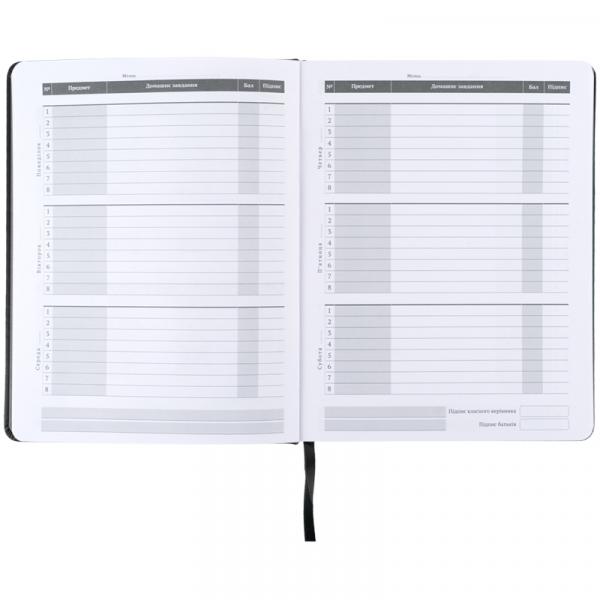 Щоденник шкільний, тверда обкл. PU, Skate