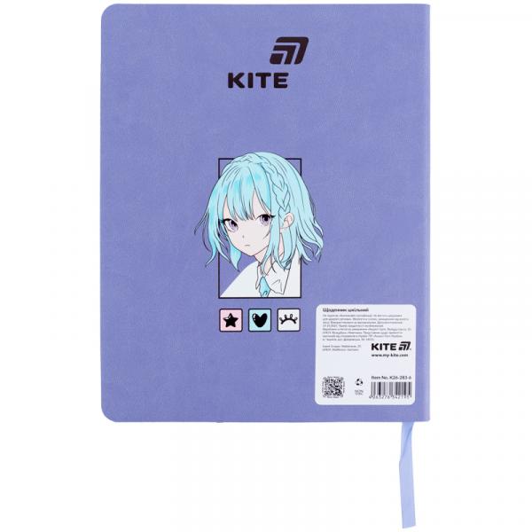 Щоденник шкільний, м'яка обкл. PU, Anime