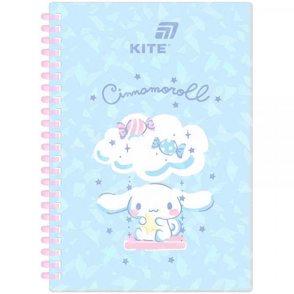 Блокнот на спіралі пласт. обкл., А5, 80 арк.,кл., CR