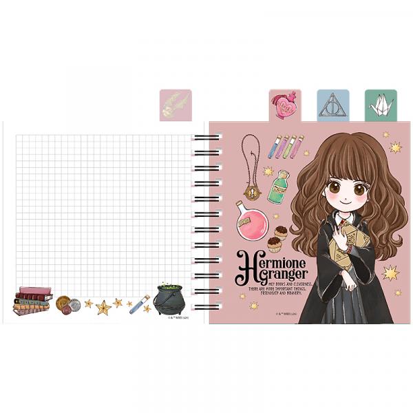 Блокнот з розділювачами на спіралі пл. обкл., 80 арк.,кл.,HP