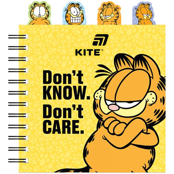 Блокнот з розділювачами на спіралі пл. обкл., 80 арк.,кл.,GF