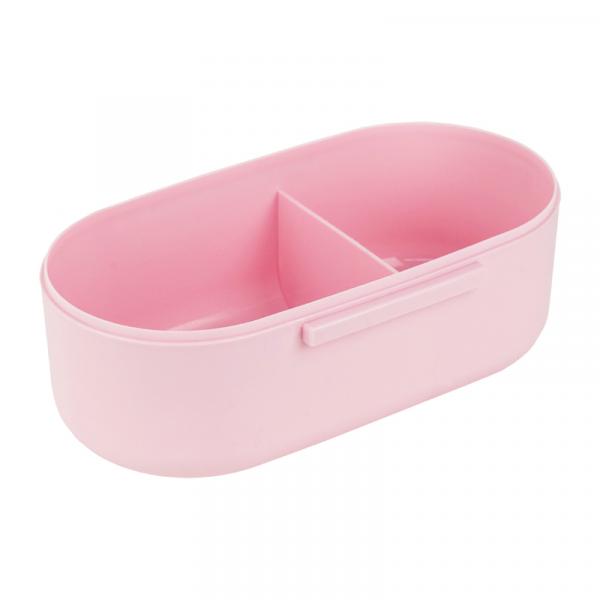 Ланчбокс з розділювачем 1000 мл, пудровий