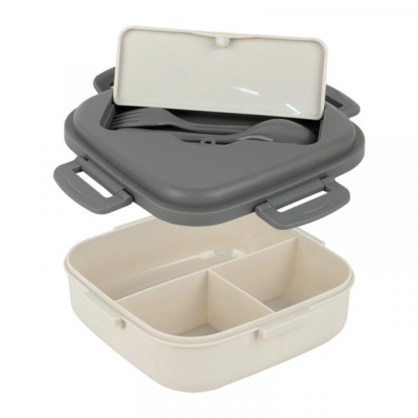 Ланчбокс з розділювачем 1100 мл, сірий