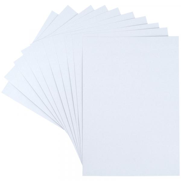 Картон білий односторонній А4 (10арк), папка, Kite