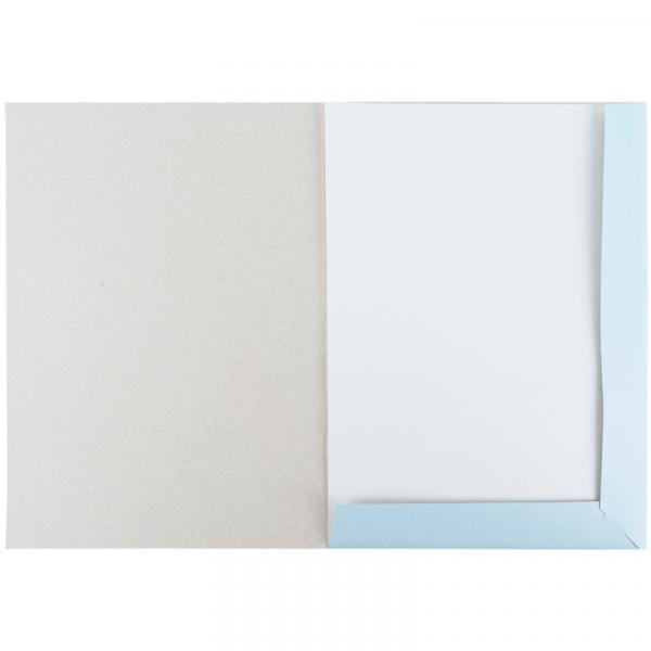 Картон білий односторонній А4 (10арк), папка, Kite