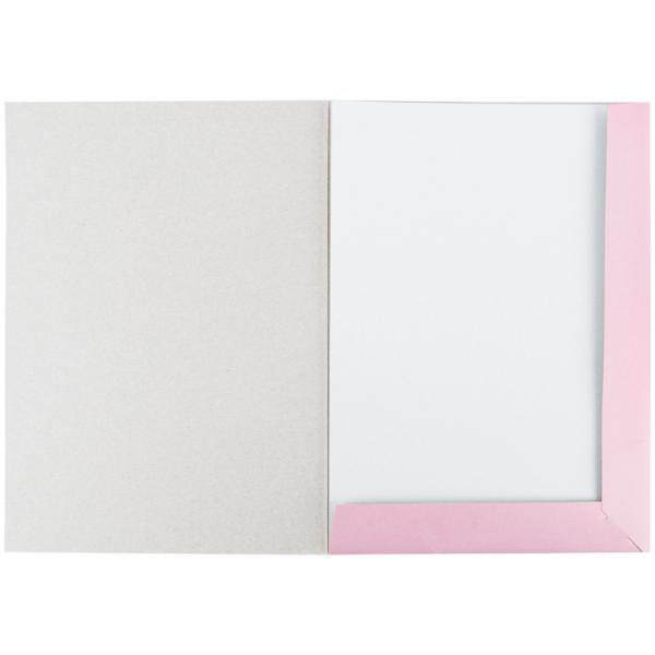 Картон білий односторонній А4 (10арк), папка, Kite